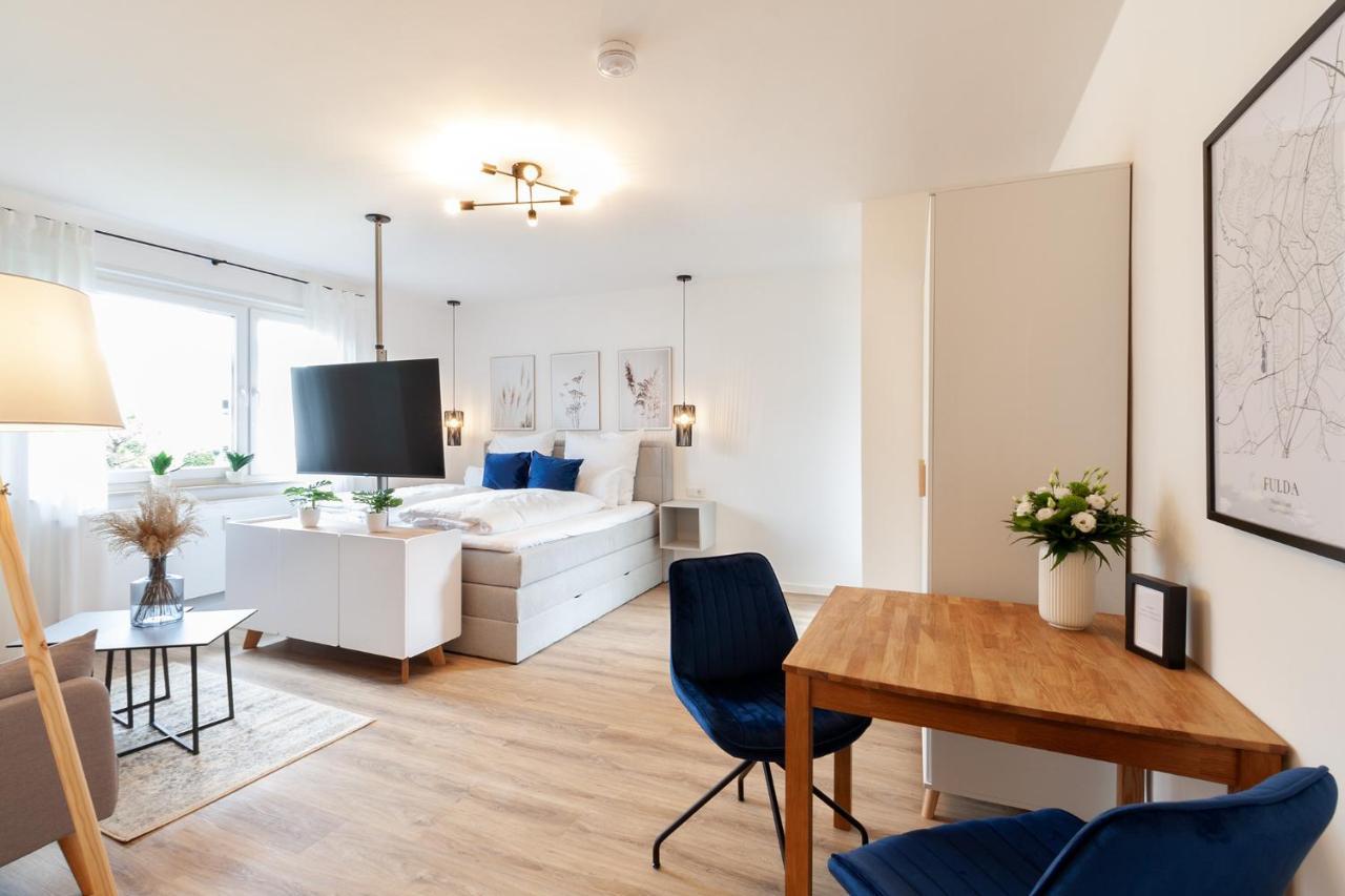 Modernes Apartment *Liobablick Nr. 3* - Fewo Fulda/Petersberg Petersberg  Buitenkant foto